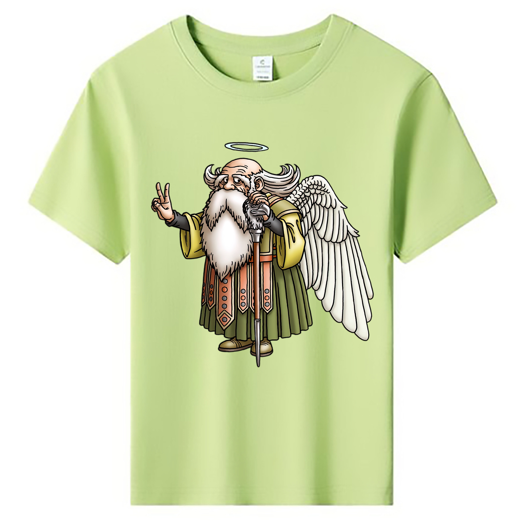 （画像用） ドラゴンクエスト Doragon Kuesuto Dragon Quest 綿100％キッズTシャツ（フロントプリント）